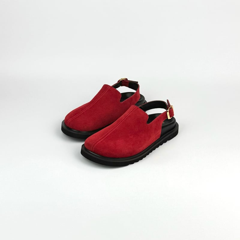 Мюли Lizza красные замша — фото 1 из 6
