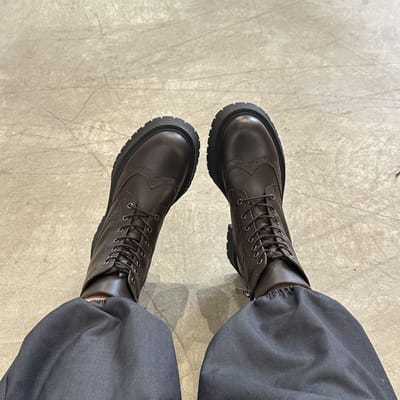 Ботинки Zeyna зима кофейные гладкие