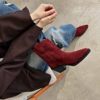 Казаки April Бордо замша