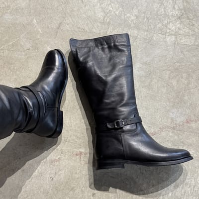 Сапоги Melissa зима черные гладкие