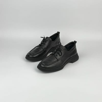 Оксфорды 83 черные кожа