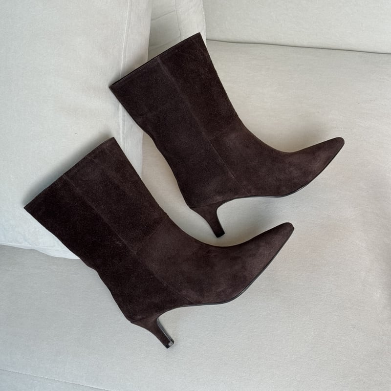 Ботильоны Toddy кофейные замша — фото 1 из 2