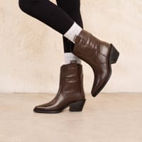 Казаки April кофейные гладкие