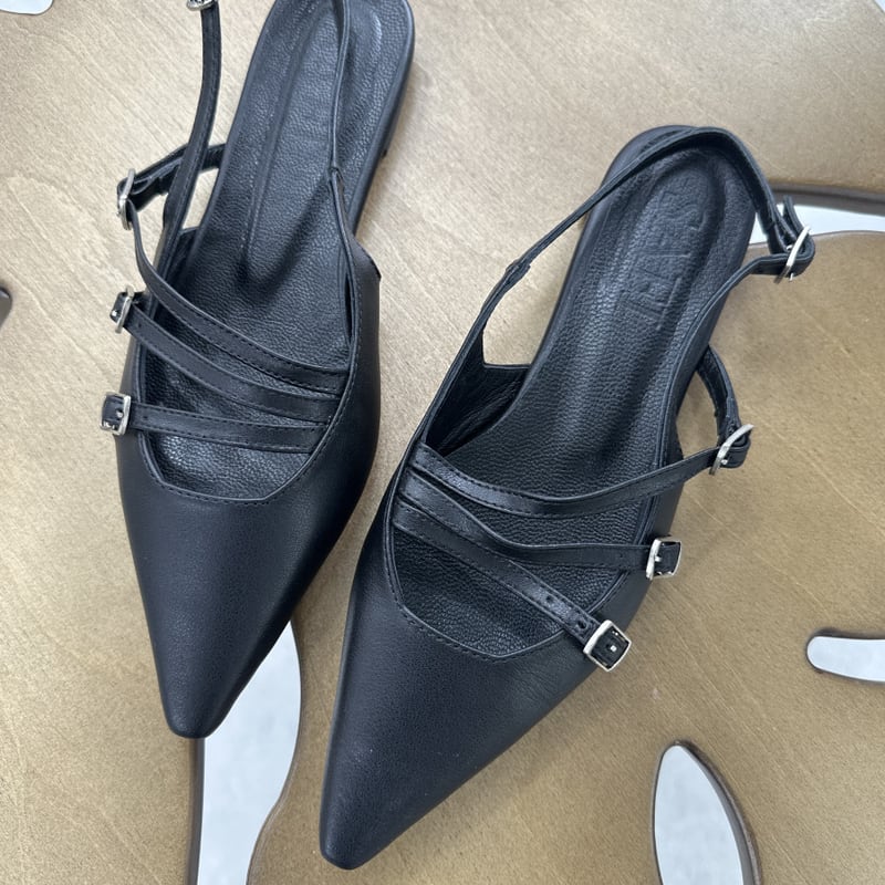 Мюли miu черные мат — фото 1 из 4