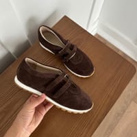 Балетки York кофейные замша