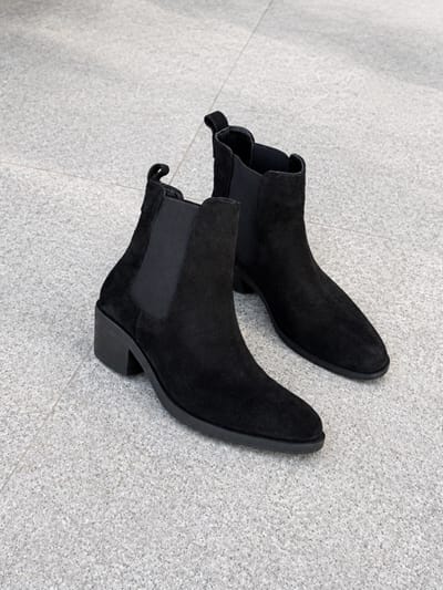 Казаки Sasha черные замша