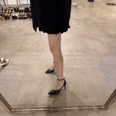 Туфли Bonita кофейные гладкие