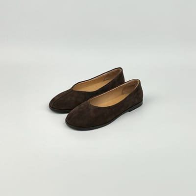 Балетки Vera кофейные замша