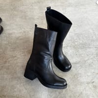 Ботинки VIVA черные гладкие