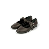 Балетки Yadon кофейные гладкие