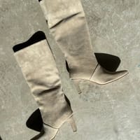 Сапоги Ambra бежевые замша
