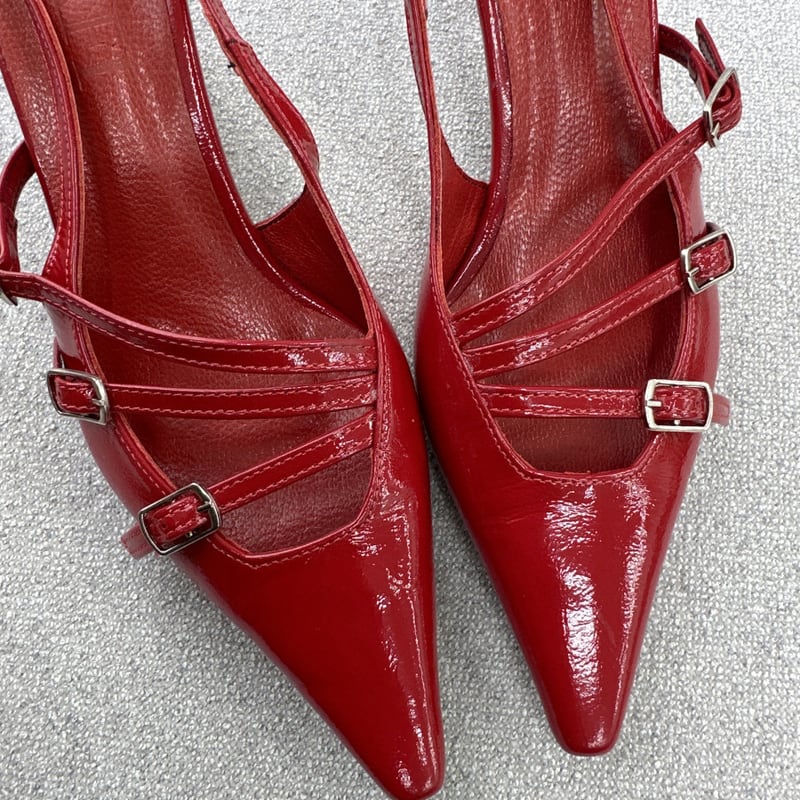 Туфли MIU красные — фото 1 из 4