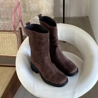 Ботинки Viva зима кофейные замша