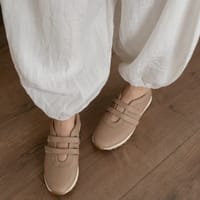 Балетки York бежевые гладкие