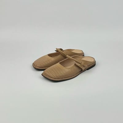 Мюли Ben карамель гладкие